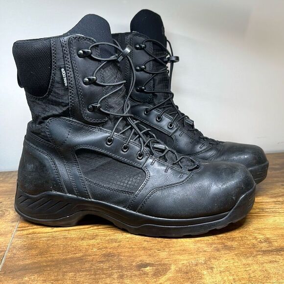 Danner Kinetic GTX Side Zip 8" GORE-TEX Tactical Combat Boots Black Mens Size 14 - Picture 1 of 10